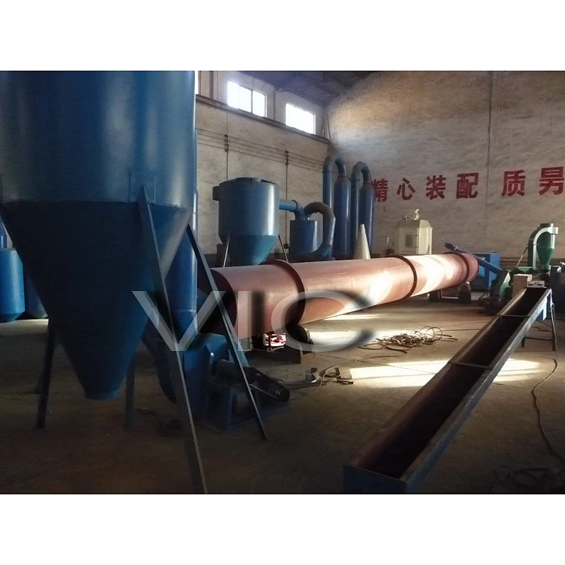 Large capacity rotary dryer for sawdust CE approved
