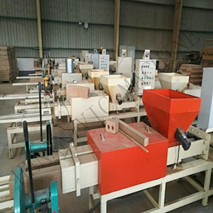 Double Head Wood Shaving Palllet Making Machine