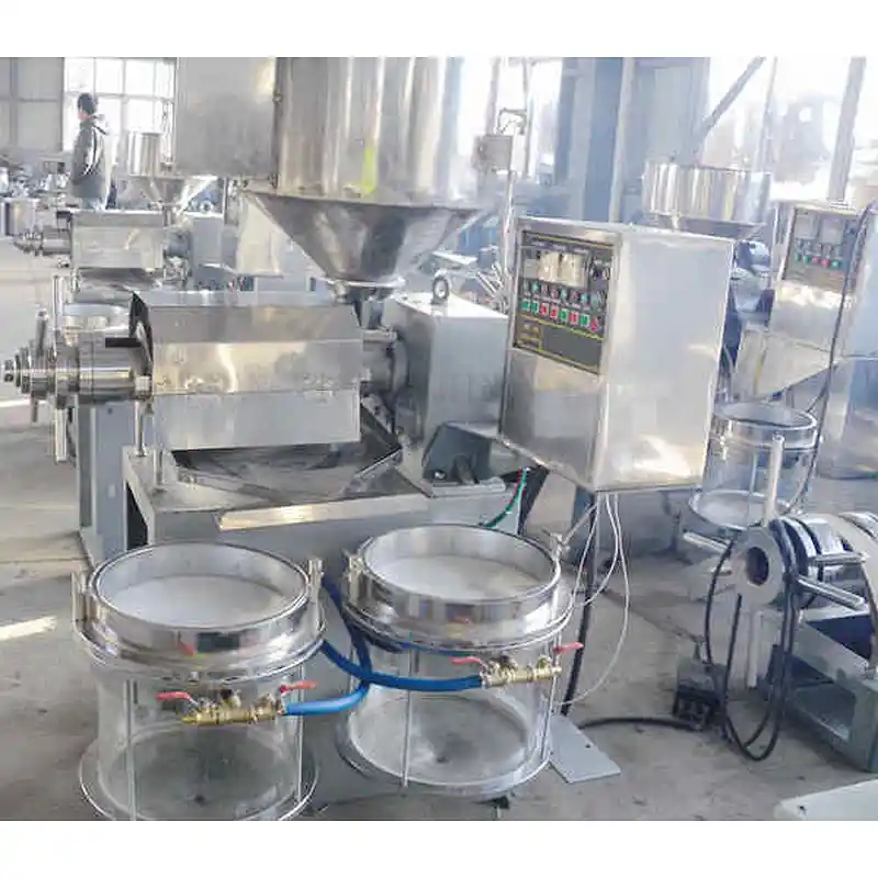 Latest technology integrated oil press with speed adjustable