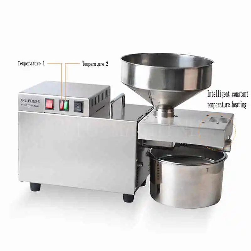 New Home Use Stainless Steel Automatic Mini Oil Press Machine