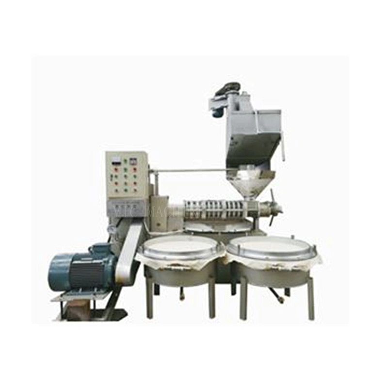 New design screw cold oil press machine with feeder and filter