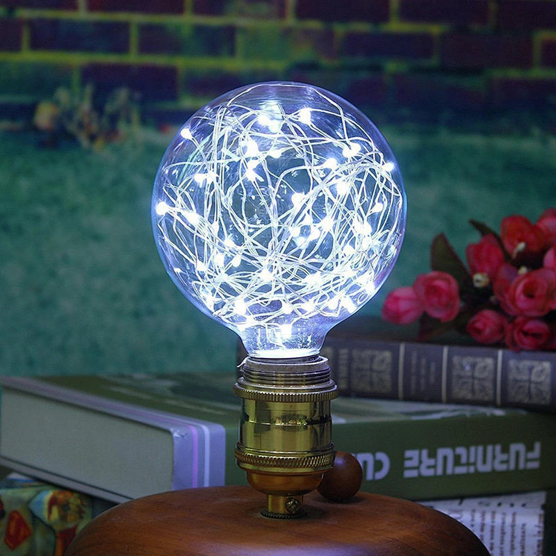 Edison Creative LED String Lights Firework Light G80,G95,G125 LED Copper Wire Decoration Wedding Decorative Light Bulb