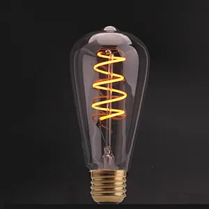 Vintage style light soft filament led bulb led edison light bulb E27 4w