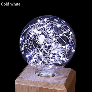 E27 LED Bulb String Filament Light G95 LED Holiday String Bulb
