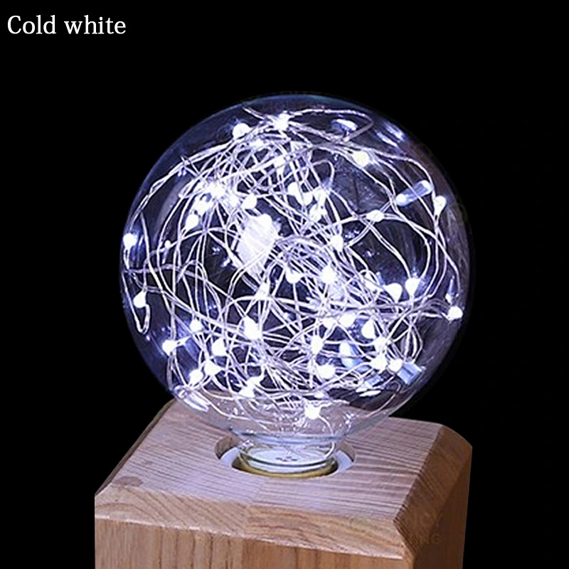 E27 LED Bulb String Filament Light G95 LED Holiday String Bulb
