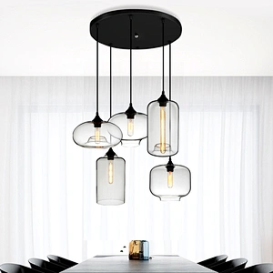 Modern Design Led Glass Lighting Chandelier for Bar Living Room