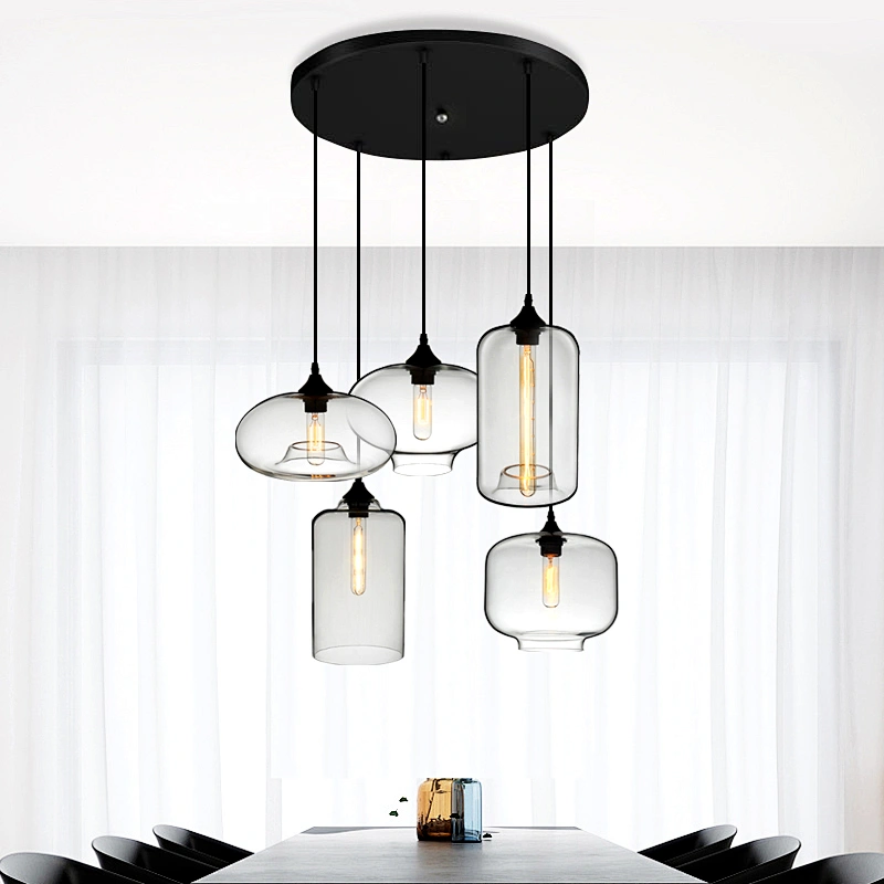 Modern Design Led Glass Lighting Chandelier for Bar Living Room