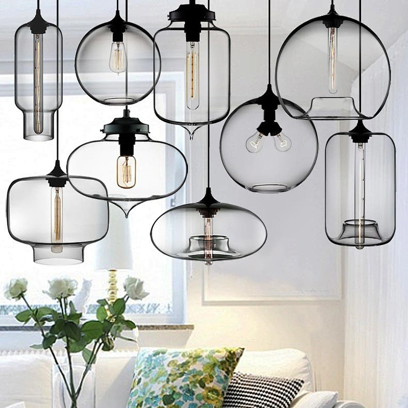 Modern Colorful Ball Chandeliers Indoor Lighting Lamps Hanging Hand Blown Glass Pendant Light