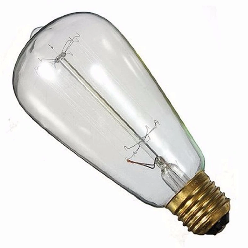 Vintage Retro Edison Bulb ST64 19AK Squirrel cage