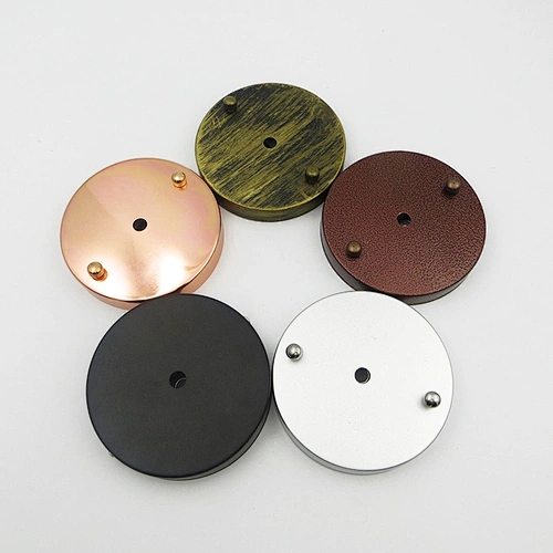 DIY 7 Color D120mm*H20mm Iron Ceiling Canopy for Pendant Lighting