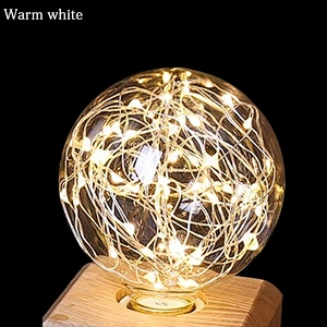 E27 LED Bulb String Filament Light G95 LED Holiday String Bulb