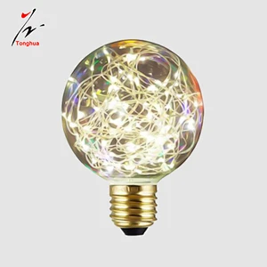 Edison Creative LED String Lights Firework Light G80,G95,G125 LED Copper Wire Decoration Wedding Decorative Light Bulb
