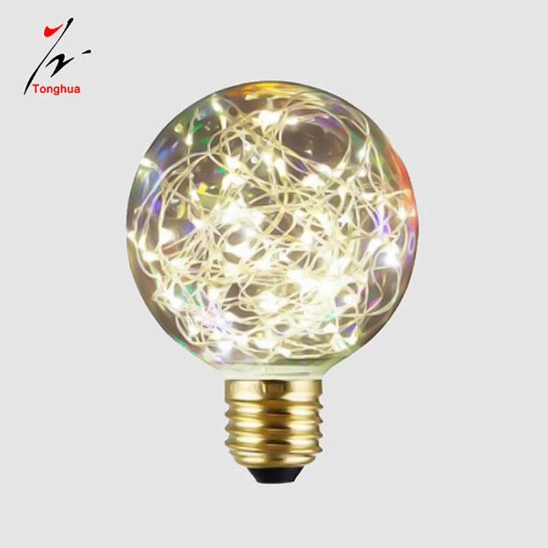 Edison Creative LED String Lights Firework Light G80,G95,G125 LED Copper Wire Decoration Wedding Decorative Light Bulb