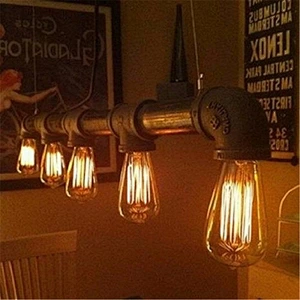 Vintage Retro Edison Bulb ST64 19AK Squirrel cage