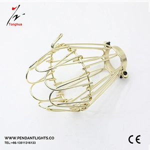 Retro Bird Cage Metal  E26 E27 Iron Bird cage Style Pendant Light