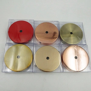 DIY 7 Color D120mm*H20mm Iron Ceiling Canopy for Pendant Lighting