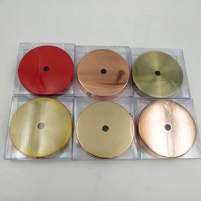 DIY 7 Color D120mm*H20mm Iron Ceiling Canopy for Pendant Lighting