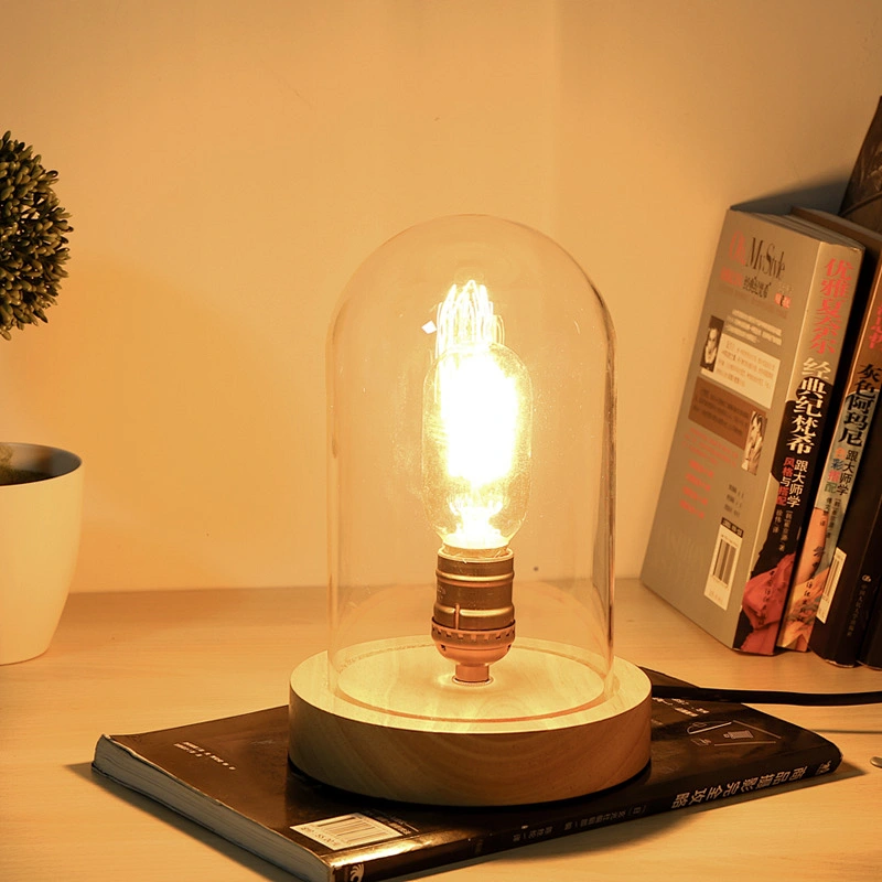 Modern Art Decoration Desk Lamp E27 Holder Solid Wooden Table Lamps For Decorate Nature Style Desk Night Light