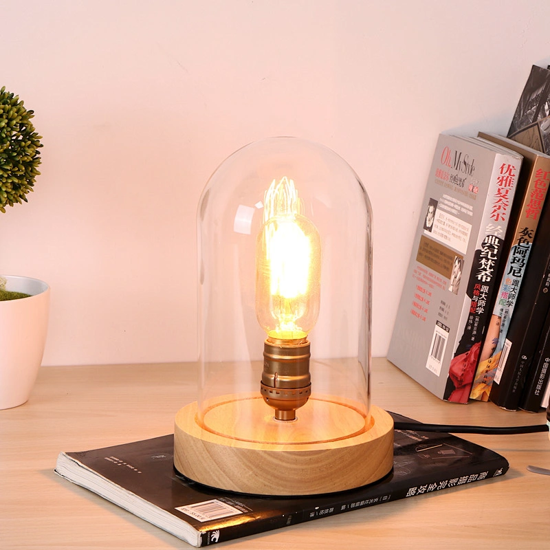 Modern Art Decoration Desk Lamp E27 Holder Solid Wooden Table Lamps For Decorate Nature Style Desk Night Light