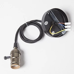 Hot Sale Pendant Lamp Component E27 Holder DIY Cord Set