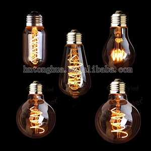 Vintage style light soft filament led bulb led edison light bulb E27 4w