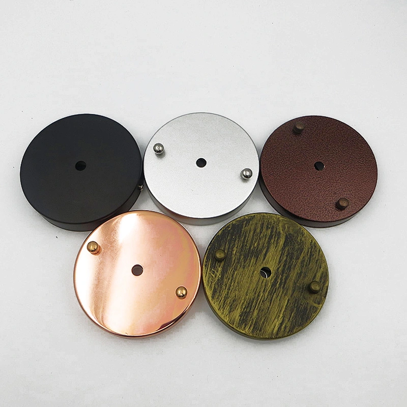 DIY 7 Color D120mm*H20mm Iron Ceiling Canopy for Pendant Lighting