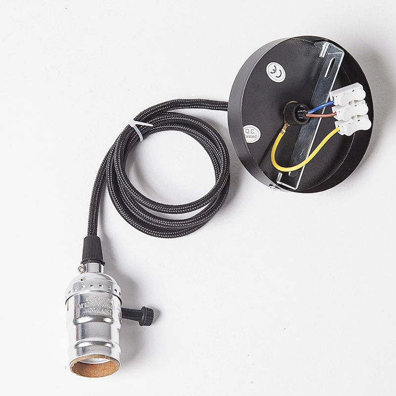 Hot Sale Pendant Lamp Component E27 Holder DIY Cord Set