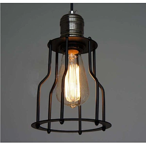 Wrought Iron Retro Pendant Lamp Industrial Style Small Iron Pendant Light THP-008