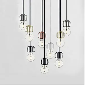 Vintage Pendant Light Metal Cage Pendant Lamp industriral hanglamp Fixture Luminaire lamp