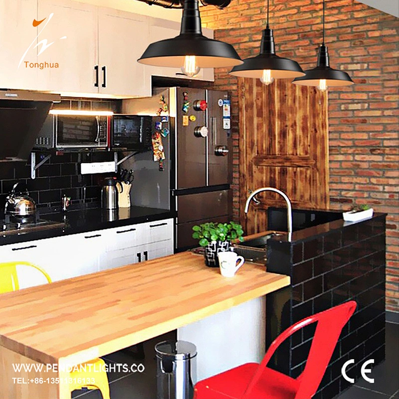 Vintage Industrial Style One-light Pendant With Rich Oil Rubbed Bronze Finish With High Lights