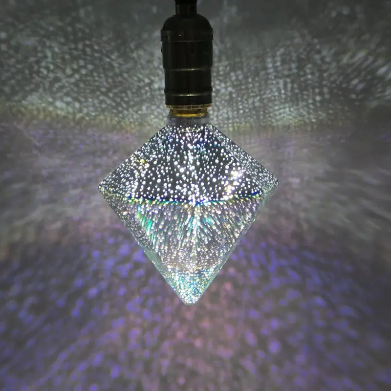 High quality 3D LED C125 E26, E27, B22 Base Vintage Filament Decorative Light Bulb