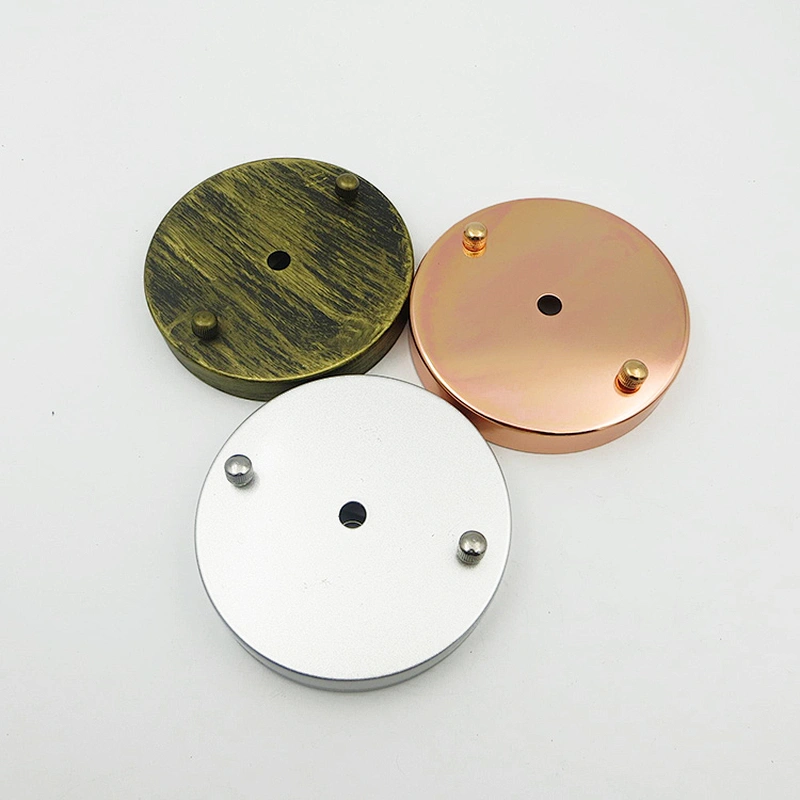 DIY 7 Color D120mm*H20mm Iron Ceiling Canopy for Pendant Lighting