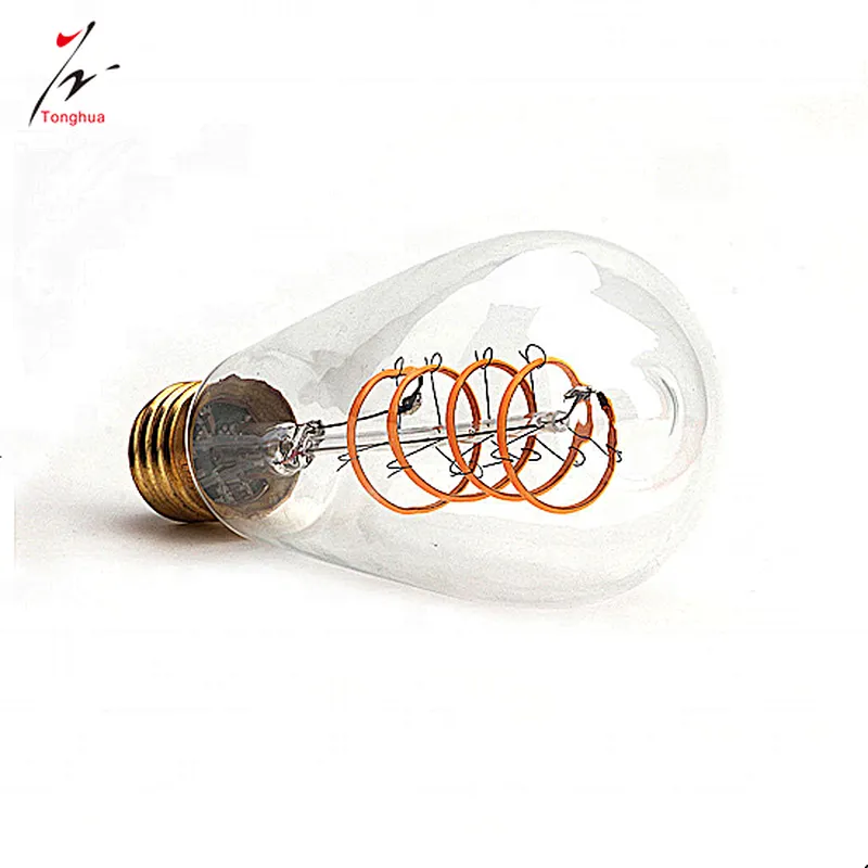 Vintage style light soft filament led bulb led edison light bulb E27 4w