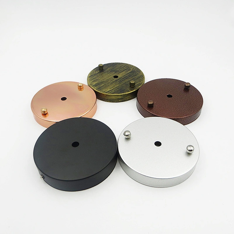 DIY 7 Color D120mm*H20mm Iron Ceiling Canopy for Pendant Lighting