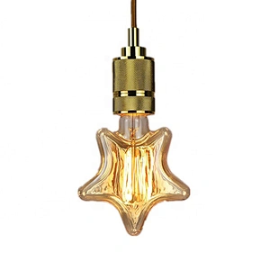 Vintage Carbon Filament Edison Bulbs Star Room Lighting Simple Creative Dining Room