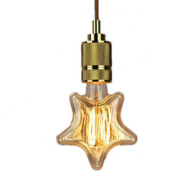 Vintage Carbon Filament Edison Bulbs Star Room Lighting Simple Creative Dining Room