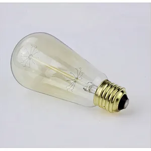 Loft Industrial Vintage Edison Bulb ST64 40W 220V Decorative Filament Lamp