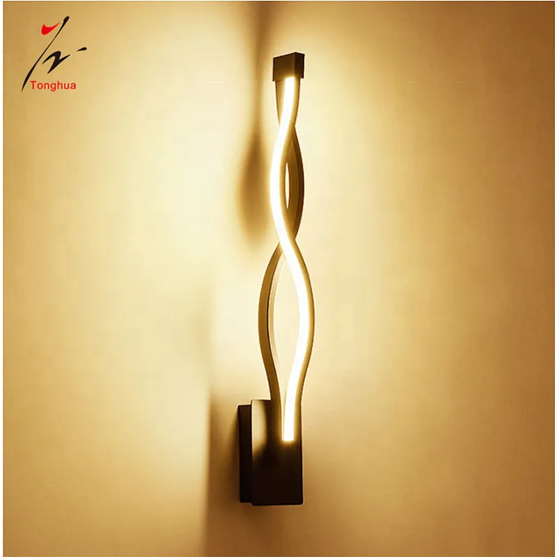 Minimalist Wall Lamps 16W AC85-265V LED Black White Lamp Lighting Decoration