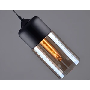 Modern Indoor Lighting Clear Single Glass Chandelier