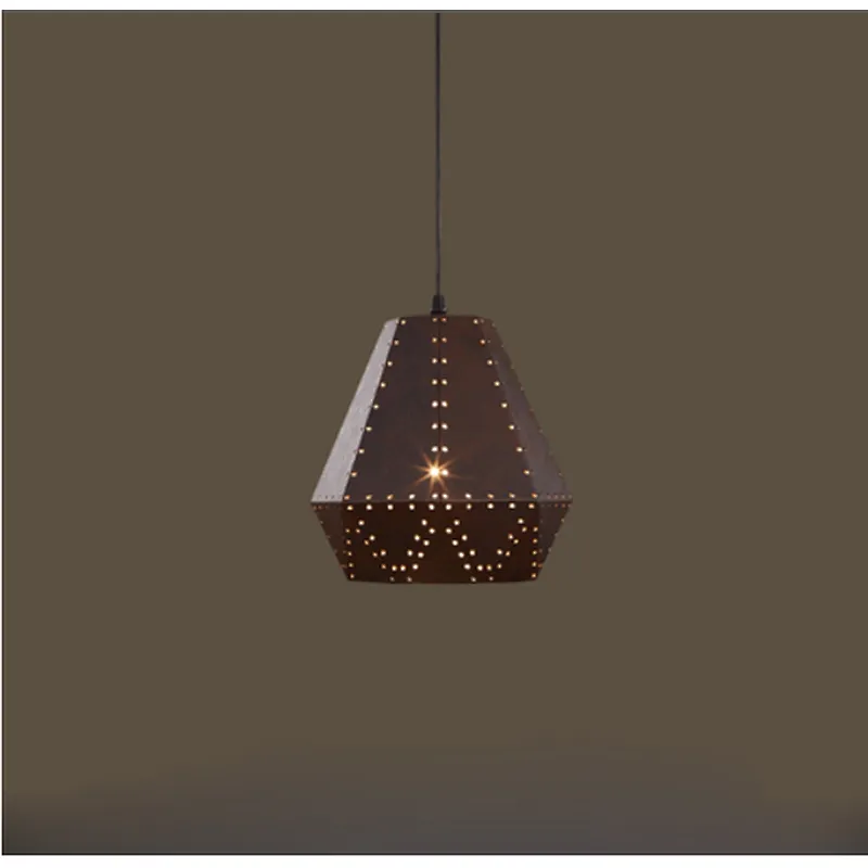 Vintage Cage Pendant Light Sconce Hanging Droplight Loft Industrial Hanging Lamp for Living Room