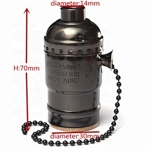 Wholesale Price Vintage Retro Socket Holder E26/E27 Lamps Base 110-240v Knob Switch Base