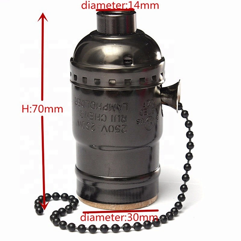 Wholesale Price Vintage Retro Socket Holder E26/E27 Lamps Base 110-240v Knob Switch Base