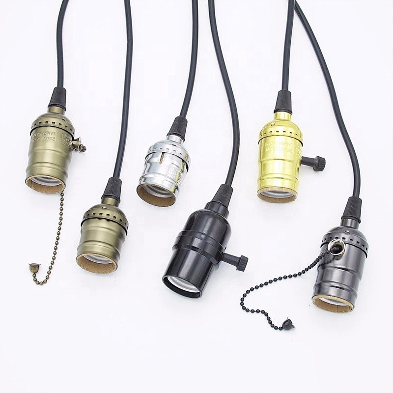 Wholesale Price Vintage Retro Socket Holder E26/E27 Lamps Base 110-240v Knob Switch Base
