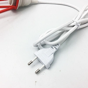 Widely Usage Poplar Pendant DIY Cord Set Orange Iron Diamond Cage E26 E27 Bakelite Lamp Holder 2*0.75mm Textile Cable Chandelier