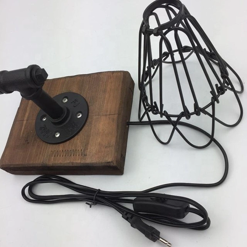 Loft Industrial Water Tube Light American Retro Creative Table lamp