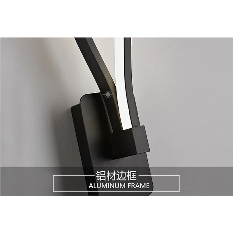 Minimalist Wall Lamps 16W AC85-265V LED Black White Lamp Lighting Decoration