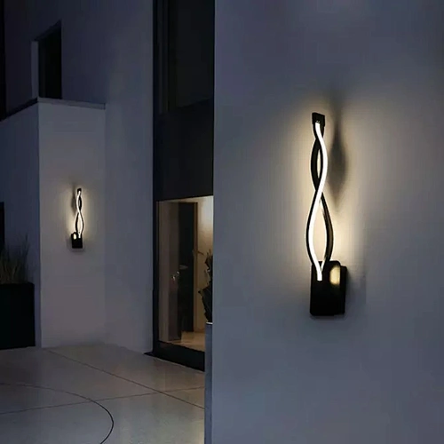 Minimalist Wall Lamps 16W AC85-265V LED Black White Lamp Lighting Decoration