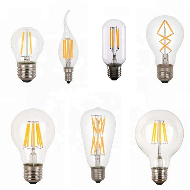 Led Filament Light Bulbs  A19 Edison Led Bulb Energy E27 Base For Pendant Light Source