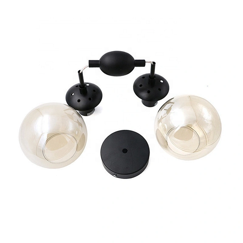 Nordic sitting room modern simple Glass dining room decoration bedroom creative Wall lamp