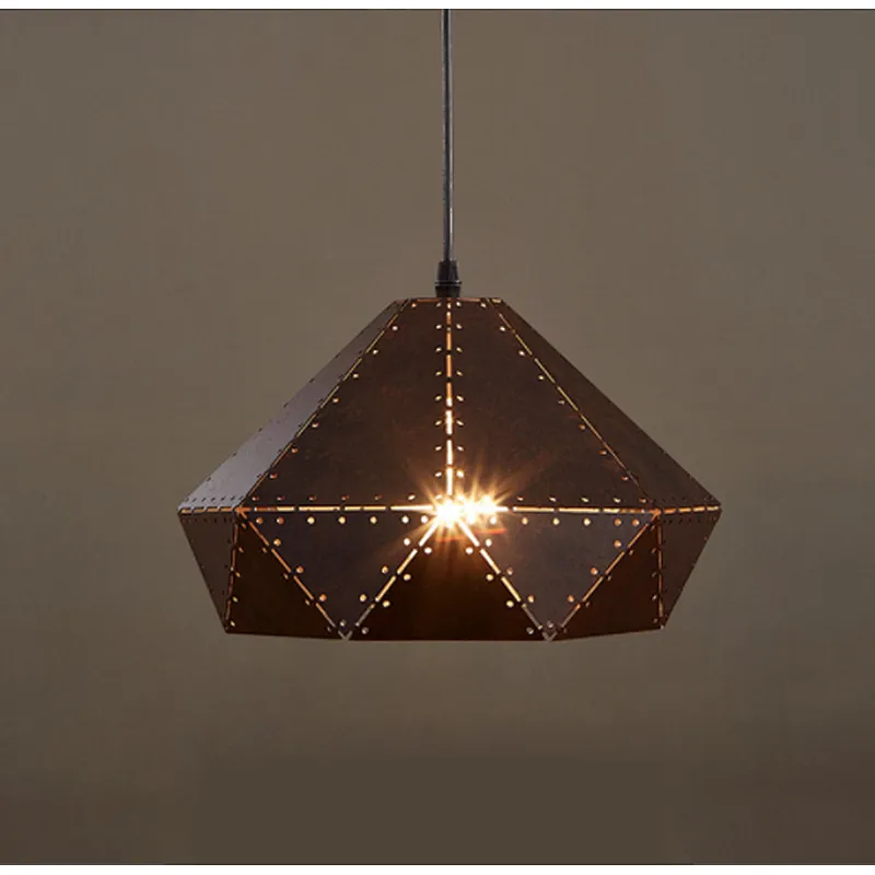 Vintage Cage Pendant Light Sconce Hanging Droplight Loft Industrial Hanging Lamp for Living Room